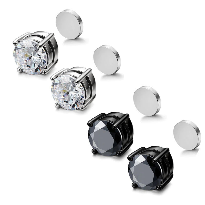 BONI™ Zirkonia Stud magnetische , geen piercing nodig