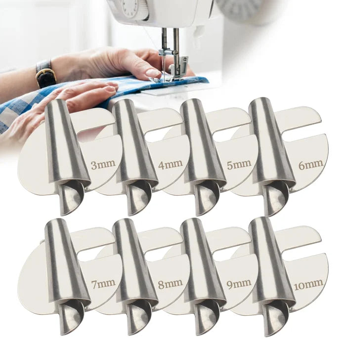 De oplossing voor perfecte en professionele zomen - Set van 8 rolzoomvoeten