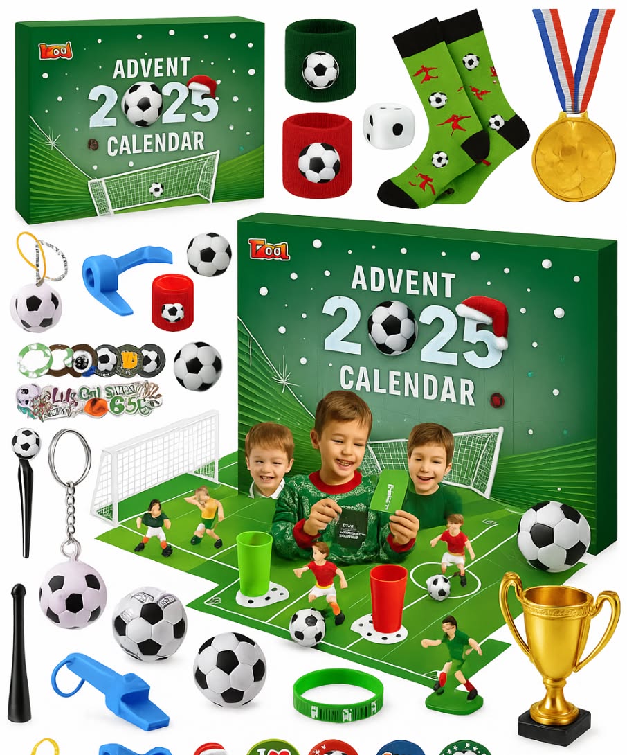 Adventskalender 2025 – Der beste Fußball-Countdown bis Weihnachten!