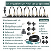 Dispositivo di Irrigazione: Kit con Tubo e Valvole