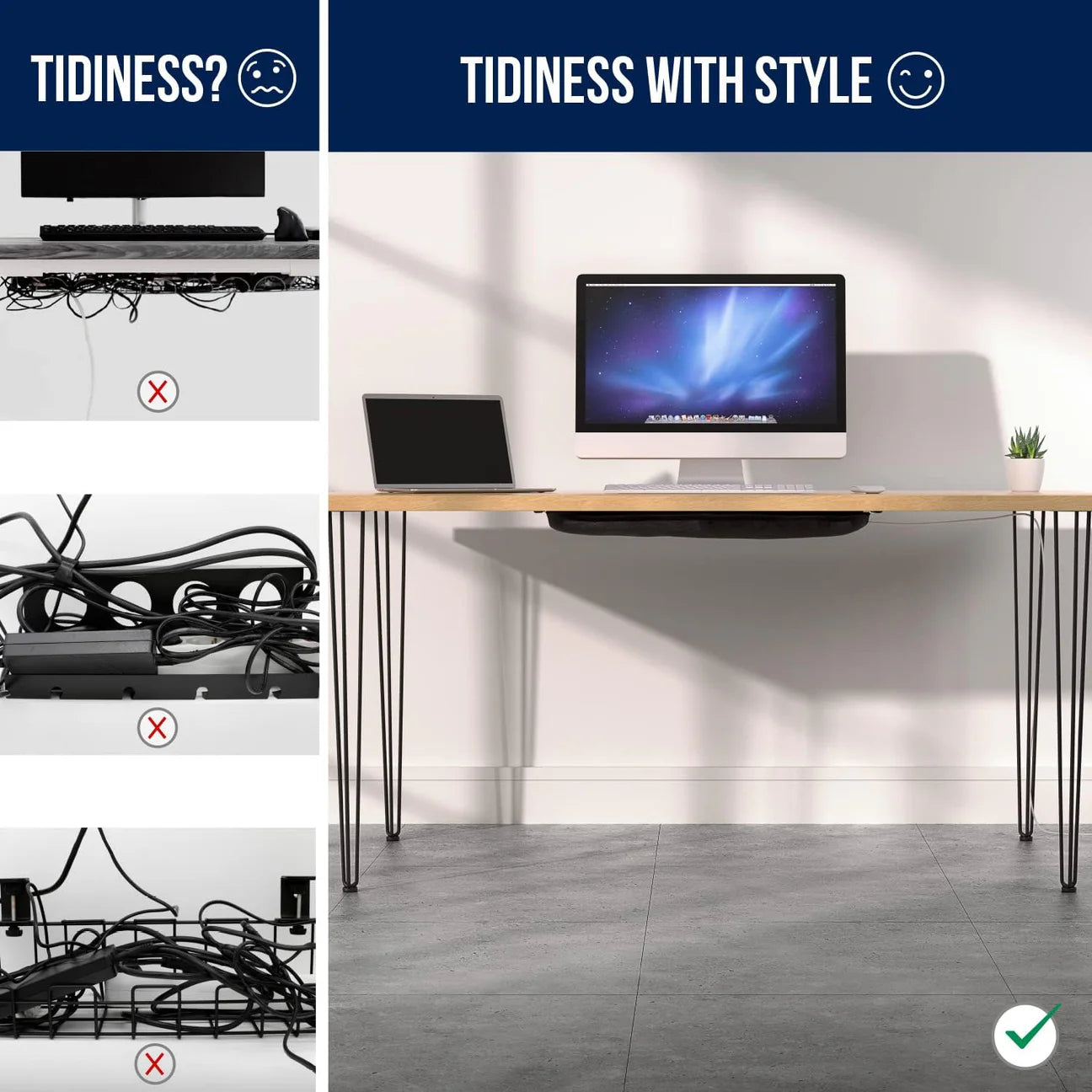 Houd Kabels op Orde – De Perfecte Oplossing voor een Stijlvol Bureau