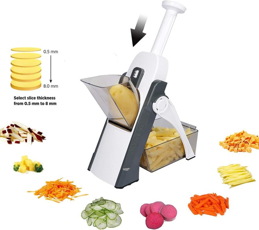 Mandoline snijder | Gemakkelijk groente en fruit snijden
