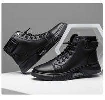Zanedo® Black Leather Boots