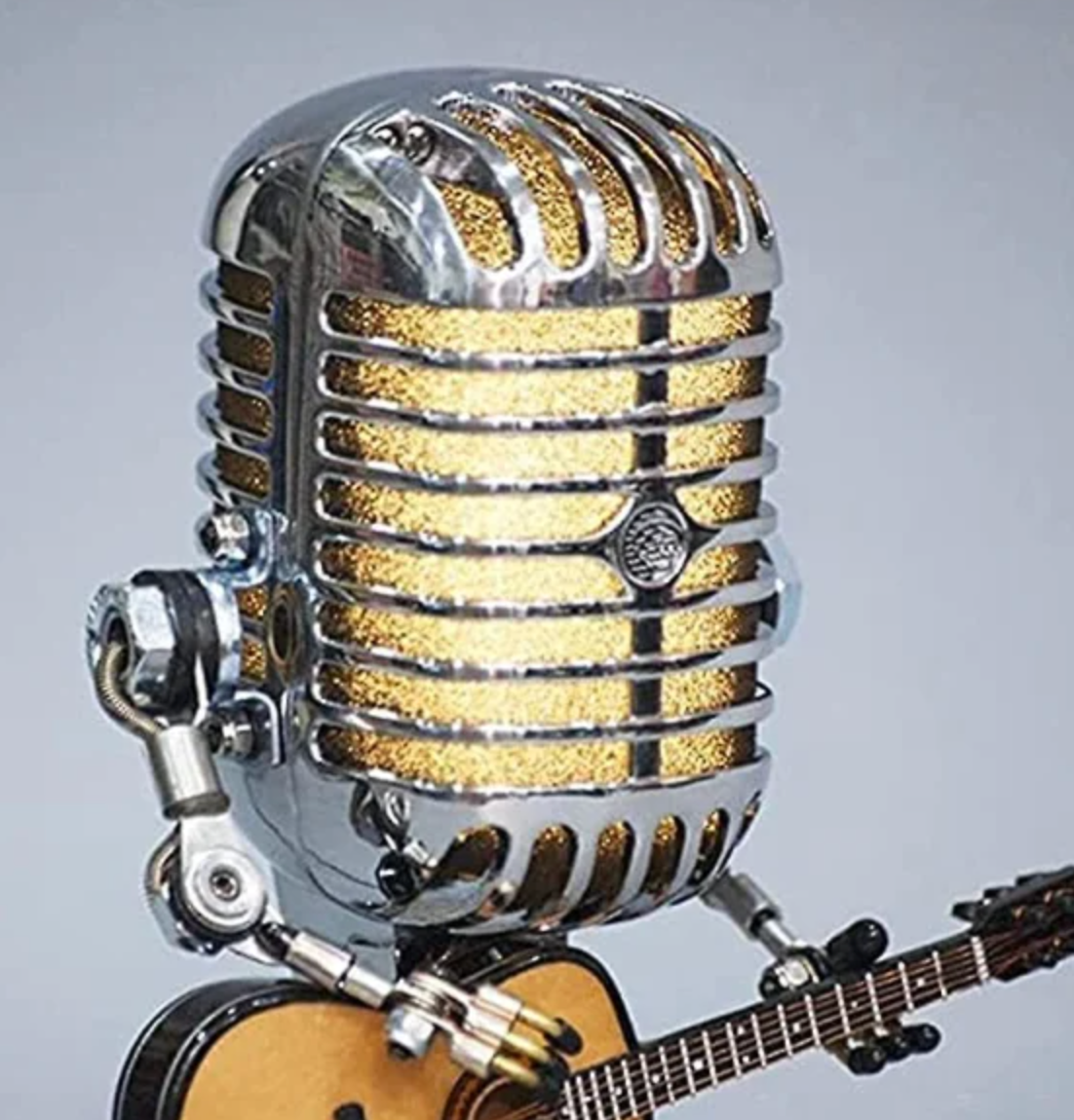 Rockman - Robot Microphone Dazzling - US Artisanal LED Lamp