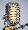 Rockman - Robot Microphone Dazzling - US Artisanal LED Lamp