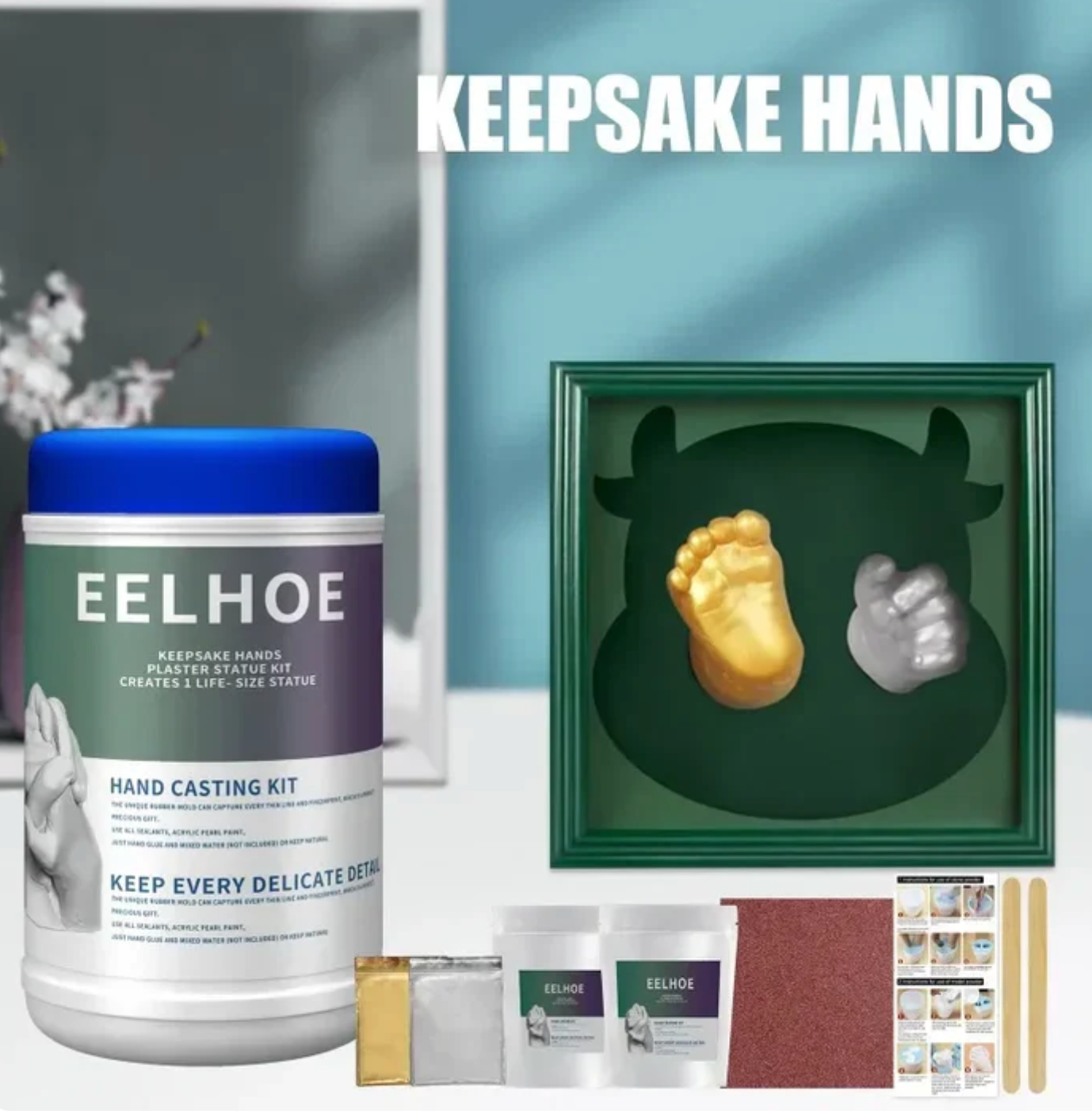 Kit de Moulage 3D Empreinte de Bébé