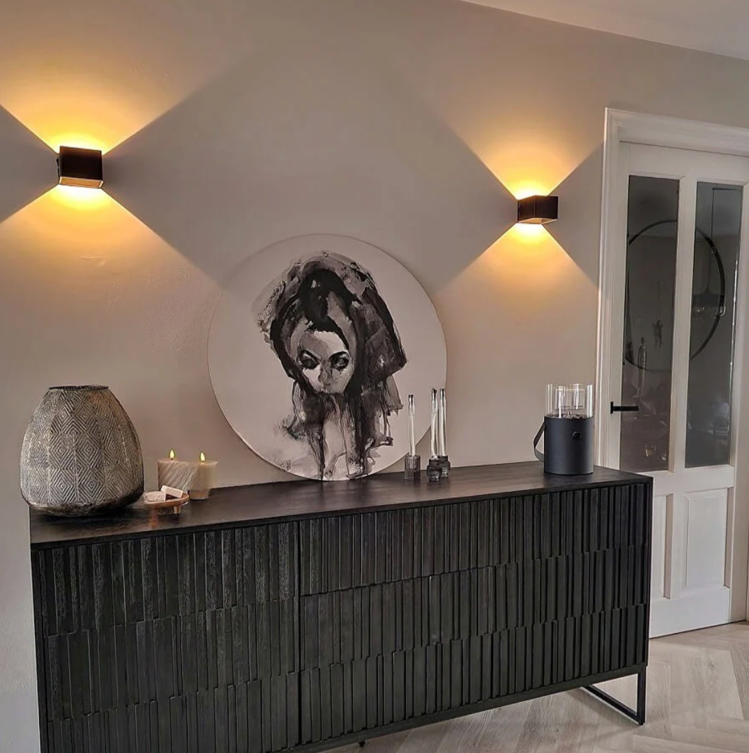 Batteridriven vägglampa - Trådlös lampa med rörelsesensor