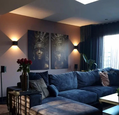 Batteridriven vägglampa - Trådlös lampa med rörelsesensor