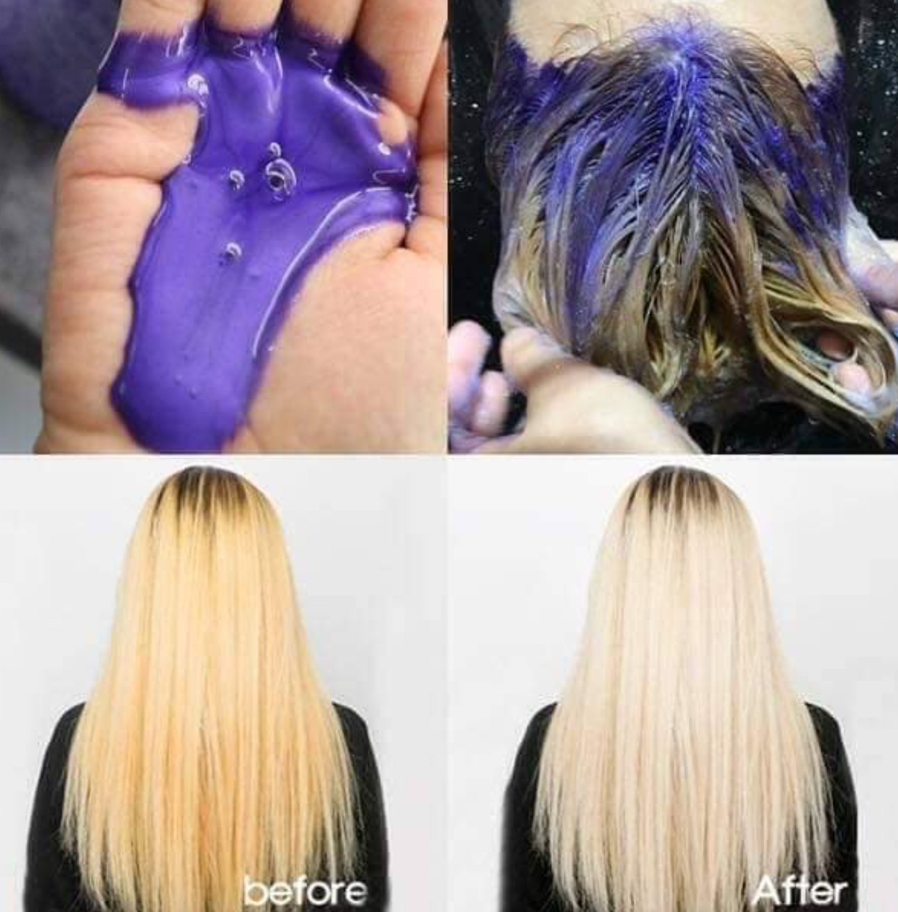 Lila Pigment för Kyligare och Mer Balanserad Hårfärg