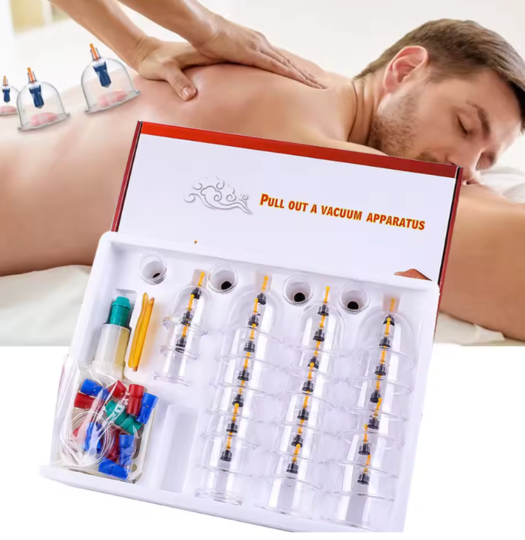 Set van 12 Massagecups - Verlicht spier en gewrichtspijn