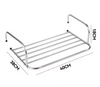SpaceSaver™ Opvouwbaar RVS Wasrek – Duurzaam, Verstelbaar & Multifunctioneel