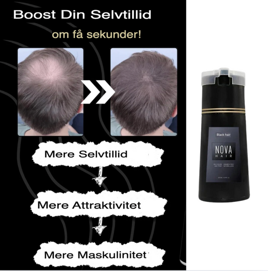 Nova Hairfillup: Vandafvisende  for Øjeblikkelig Tykere & Fyldigere Hår