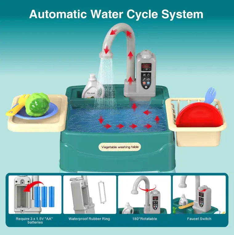 WaterWonder™ – Cuisine jouet avec robinet magique