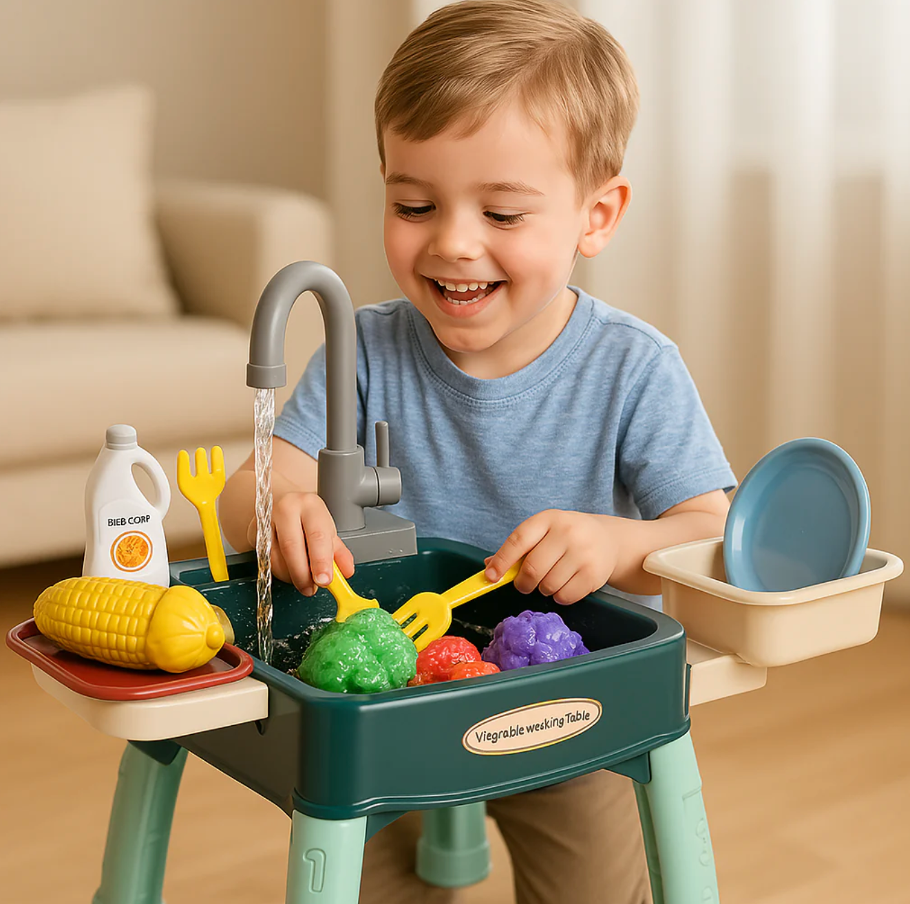 WaterWonder™ – Cuisine jouet avec robinet magique