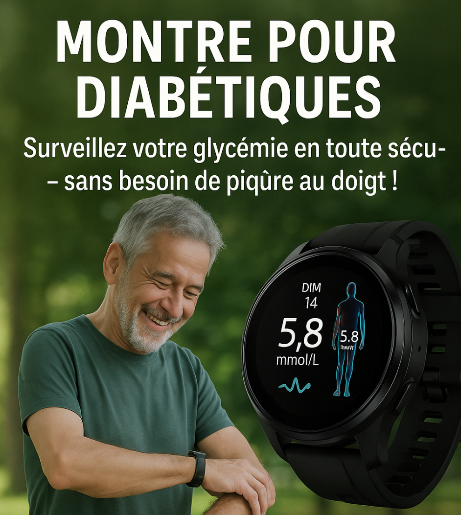 DiaWatch™ | Montre intelligente pour le diabète