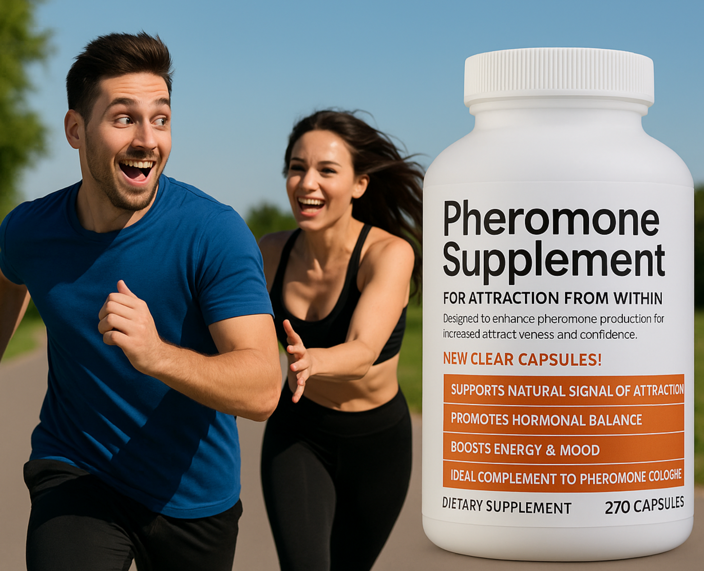 New Pheromone Supplement – Be the Man She Feels, Before You Even Speak