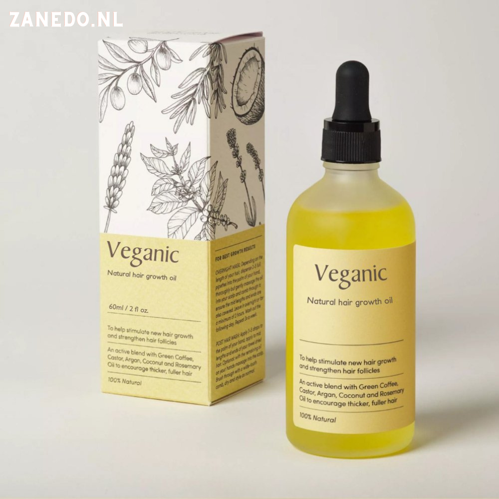 Natuurlijke Haargroei Olie - Veganic Zanedo