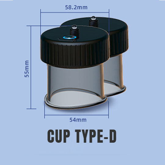 Extra Cups for Fitdash Dynamic Multi-Cupping Device