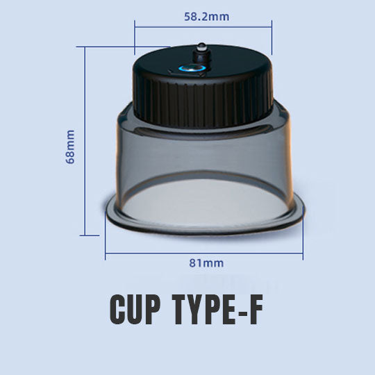 Extra Cups for Fitdash Dynamic Multi-Cupping Device