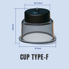 Extra Cups for Fitdash Dynamic Multi-Cupping Device