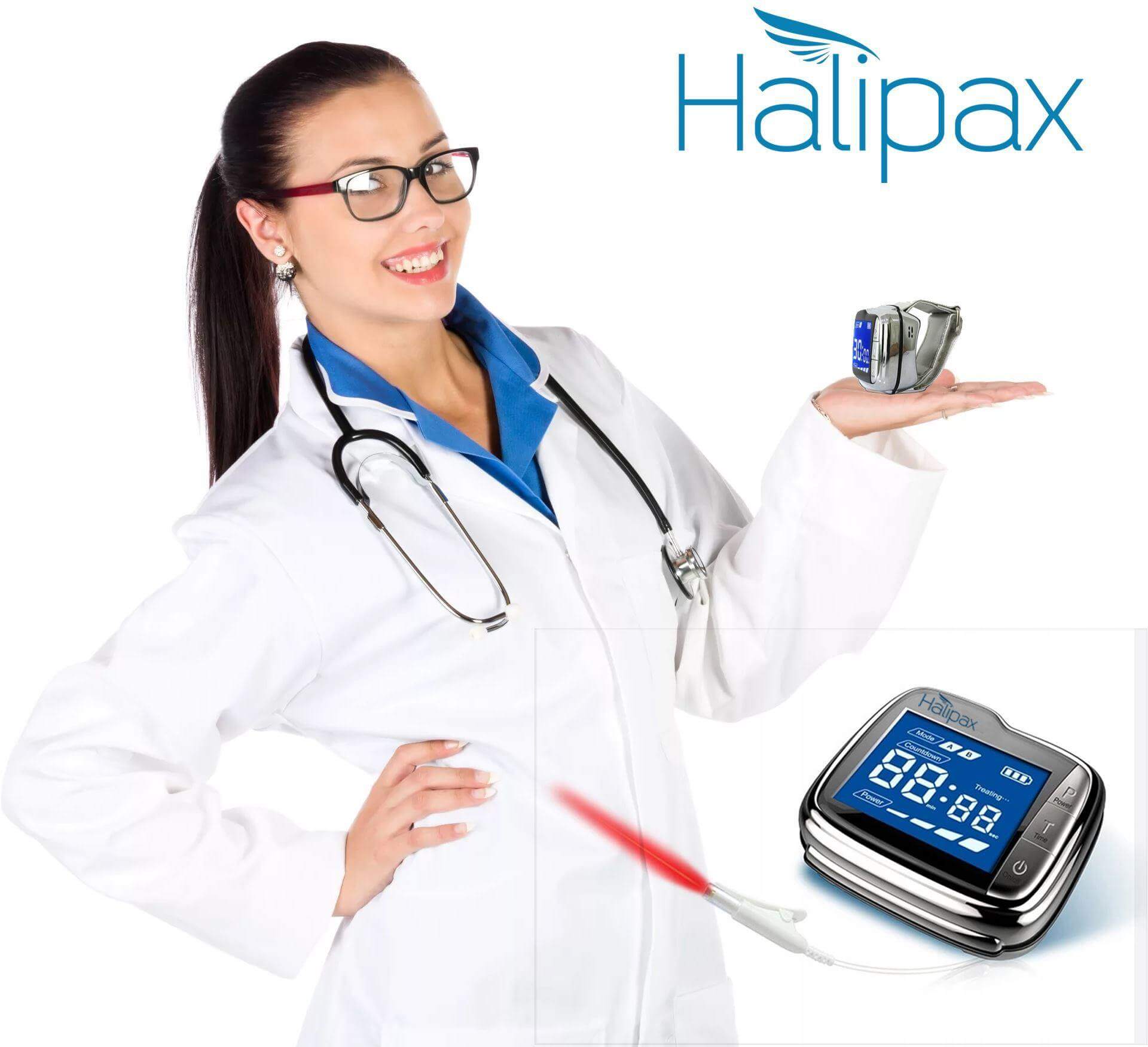 Halipax Integrative Medicine Cold Laser Therapy Wrist Watch
