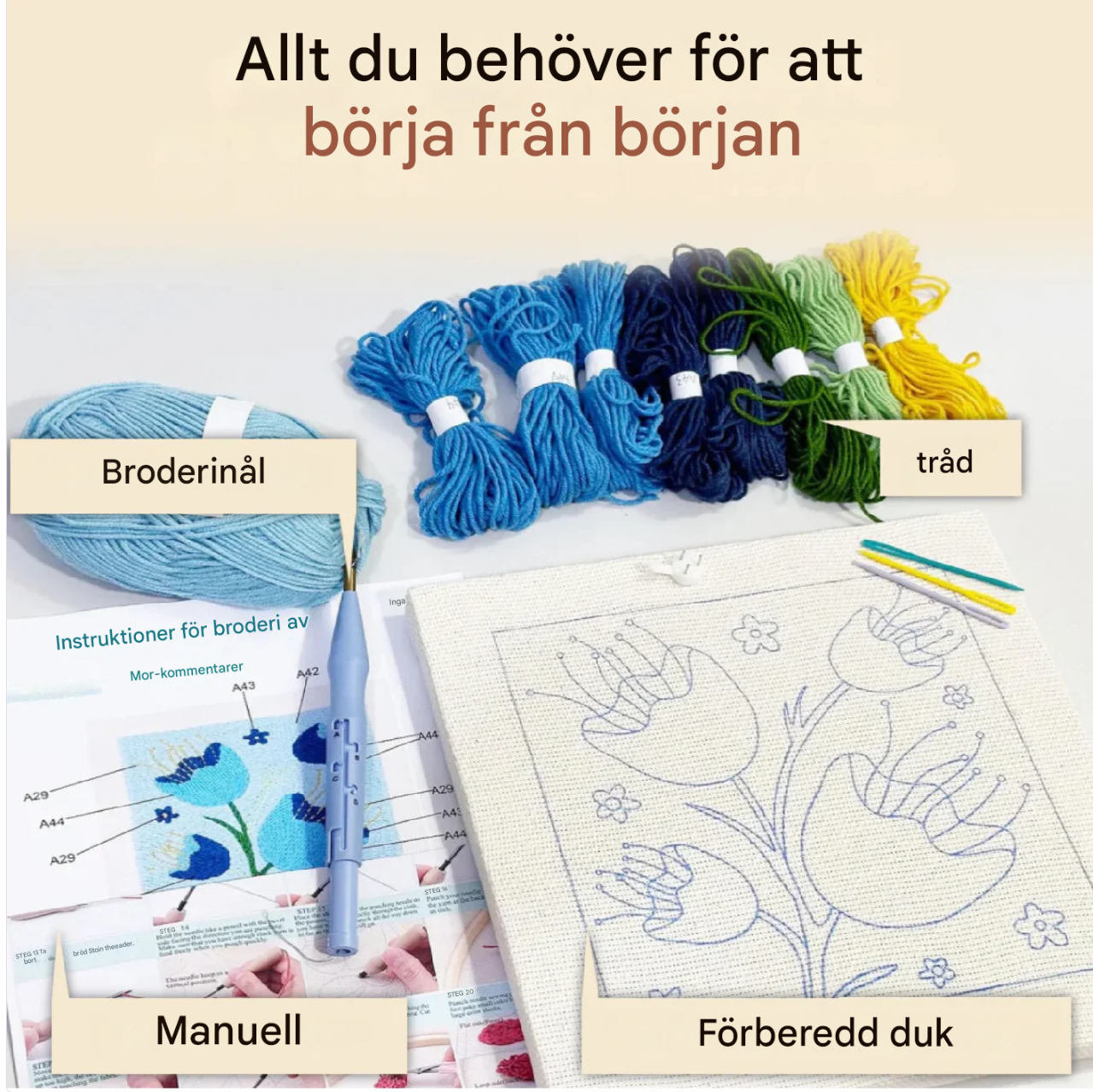 Broderikit Calma Art