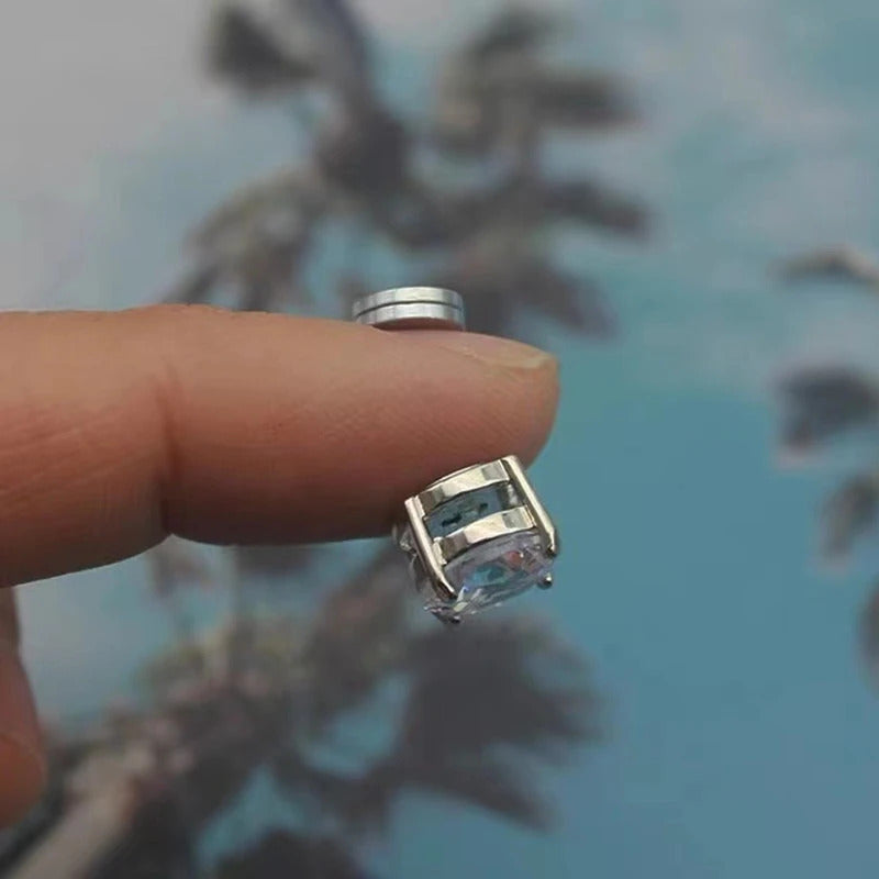 BONI™ Zirkonia Stud magnetische , geen piercing nodig