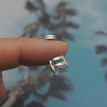 BONI™ Zirkonia Stud magnetische , geen piercing nodig