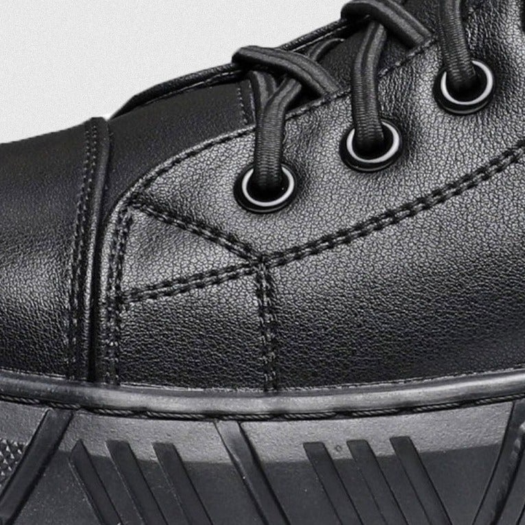Zanedo® Black Leather Boots