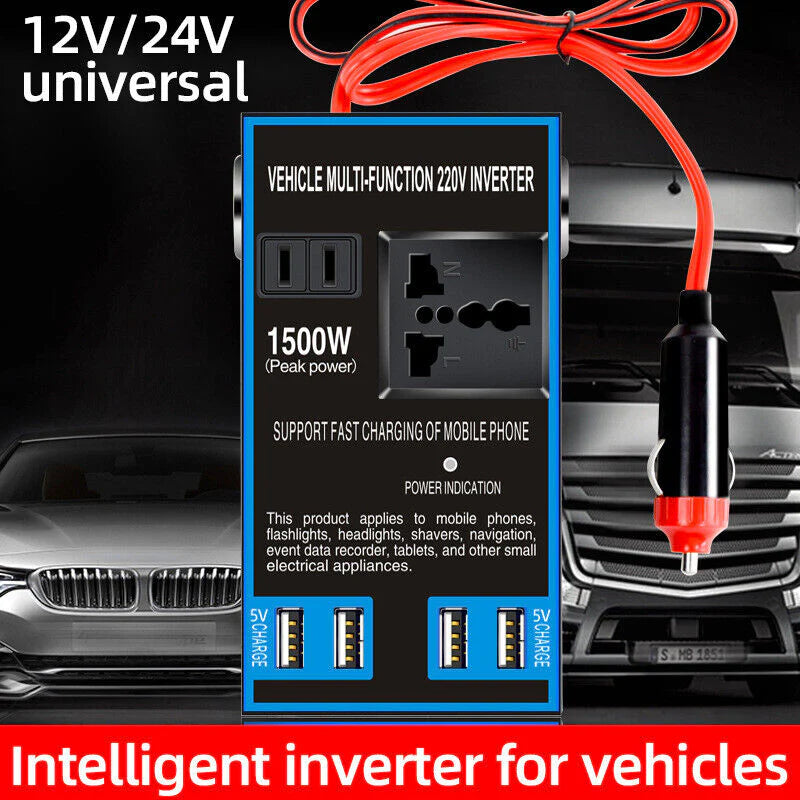 Premium 300W Inverter – De Perfecte Reisgenoot voor Camping en Reizen!