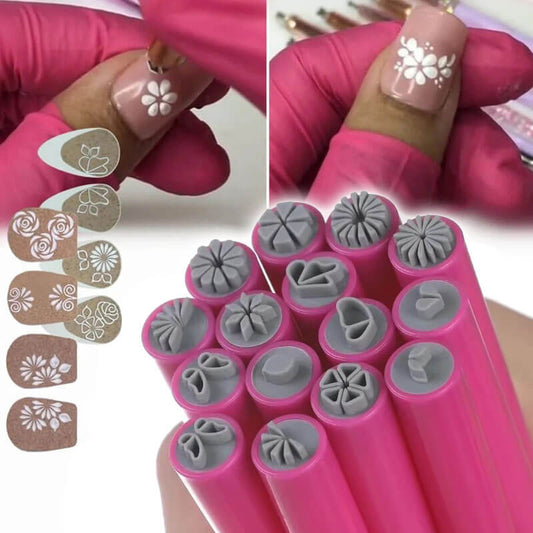 NailCraft™ Stämpelset för Naglar (15 delar) Lätt att återanvända